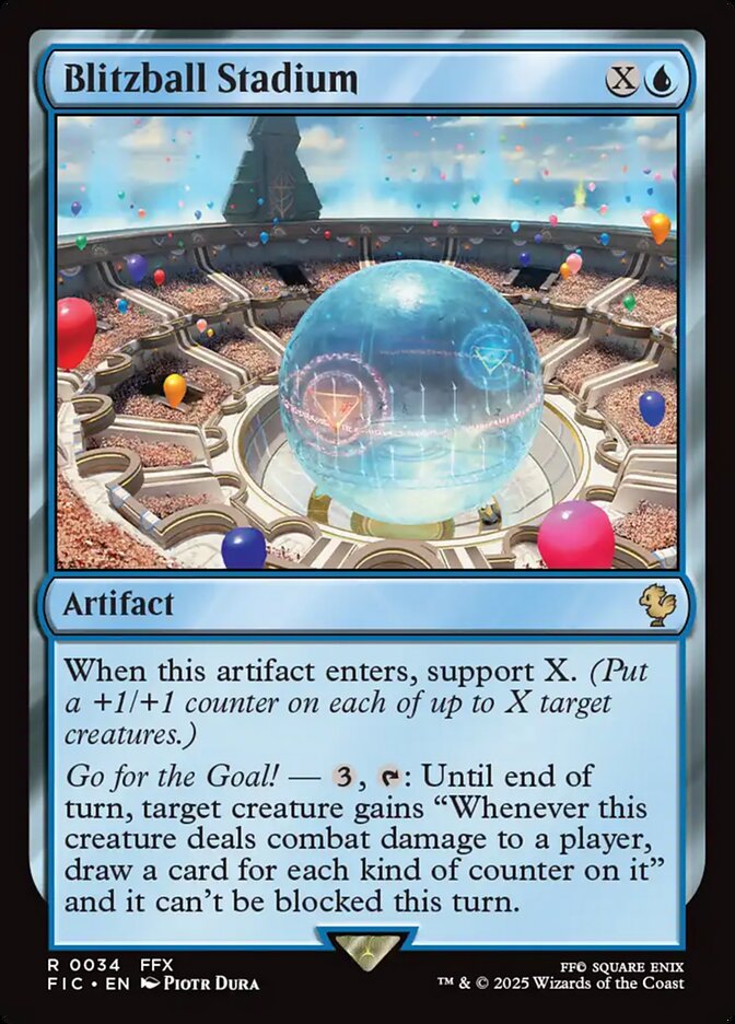 Blitzball Stadium, Final fantasy commander Card Art