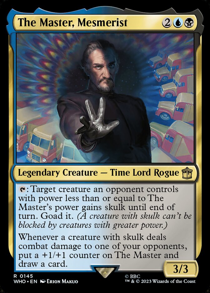 The Master, Mesmerist, Doctor Who Card Art