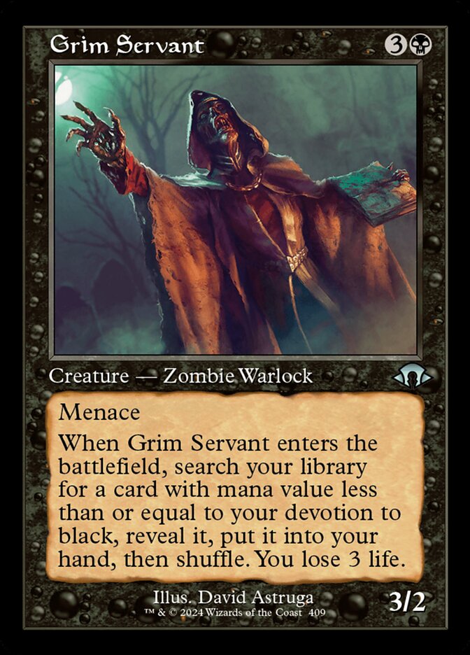 Grim Servant, Modern horizons 3 Card Art