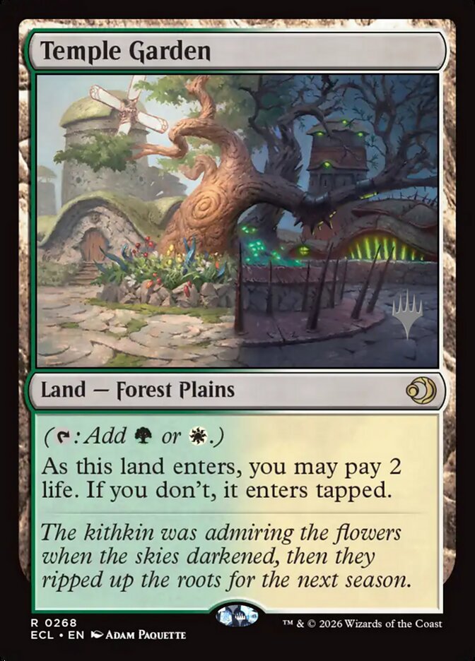 Temple Garden, Lorwyn Eclipsed Promos Card Art