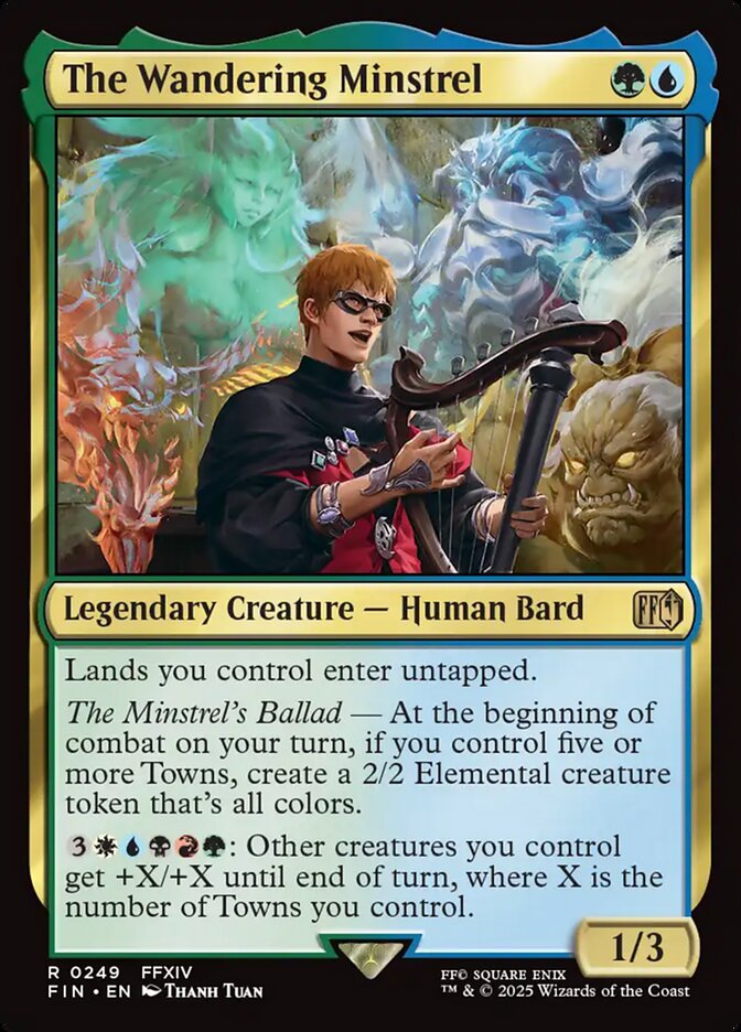 The Wandering Minstrel, Final fantasy Card Art