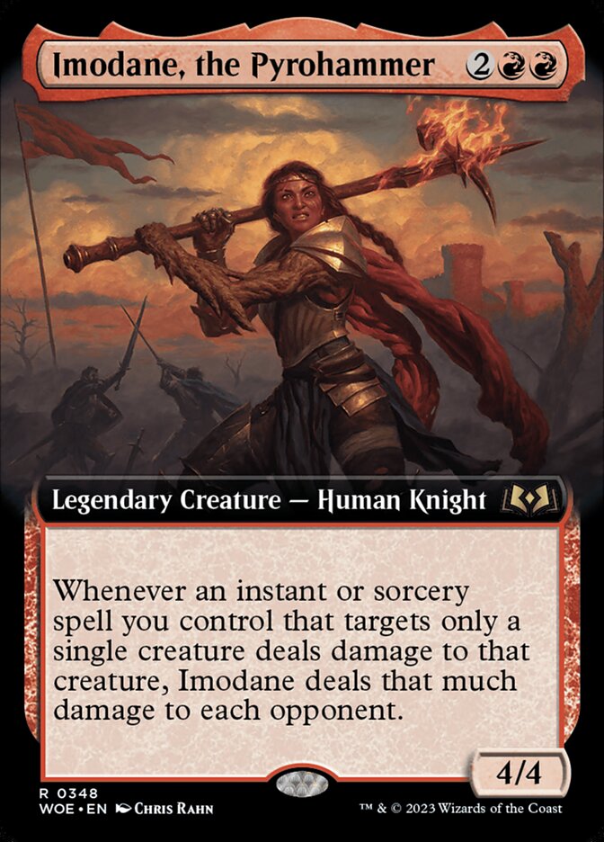 Imodane, the Pyrohammer, Wilds of eldraine Card Art