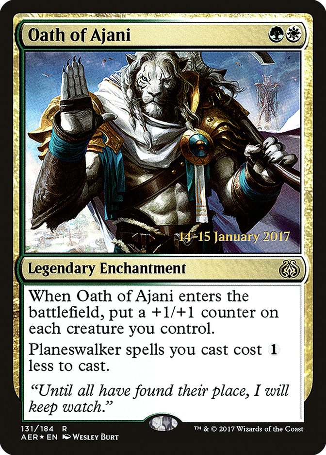 Oath of Ajani, Aether revolt promos Card Art
