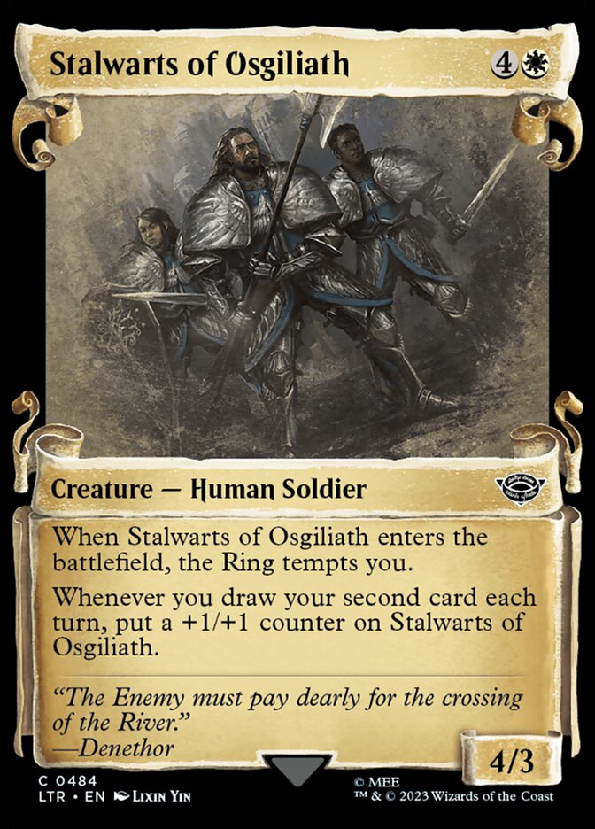 Stalwarts of Osgiliath, The lord of the rings: tales of middle-earth Card Art
