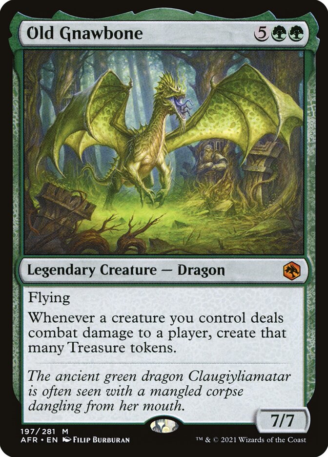 Old Gnawbone, Adventures in the forgotten realms Card Art