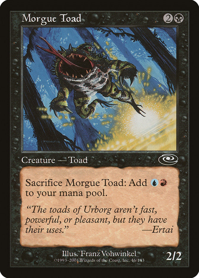 Morgue Toad, Planeshift Card Art