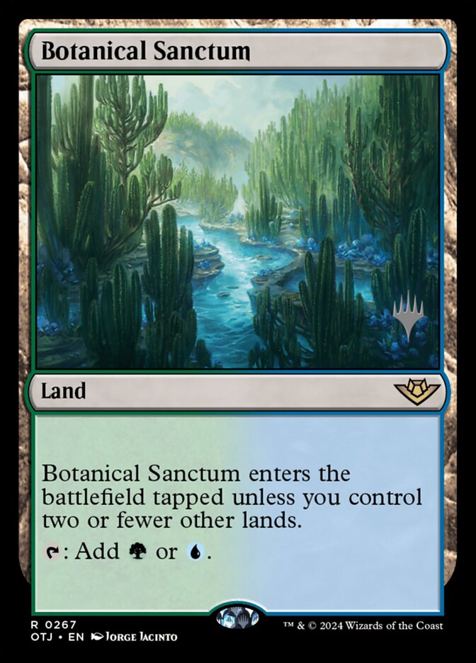 Botanical Sanctum, Outlaws Of Thunder Junction Promos Card Art