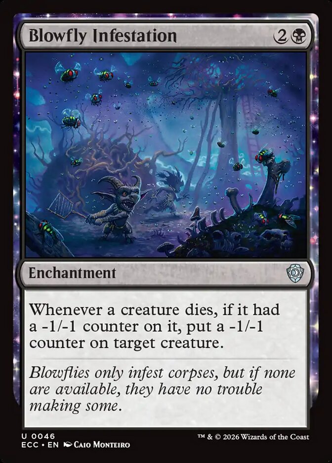 Blowfly Infestation, Lorwyn Eclipsed Commander Card Art