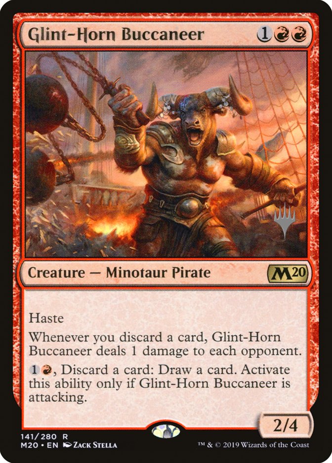 Glint-Horn Buccaneer, Core Set 2020 Promos Card Art