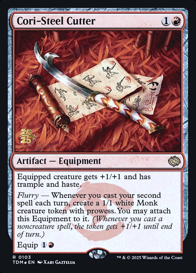 Cori-Steel Cutter, Tarkir: dragonstorm promos Card Art