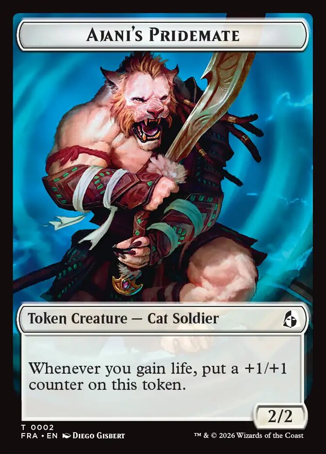 Ajani's Pridemate, Reality Fracture Tokens Card Art