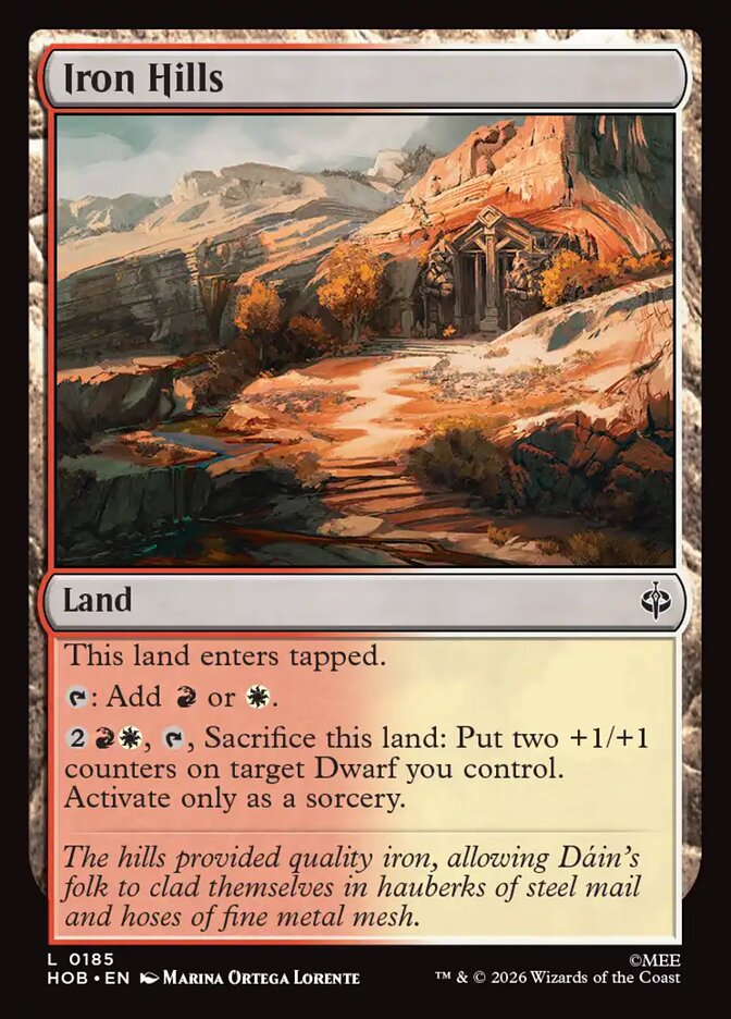 Iron Hills, The Hobbit Card Art