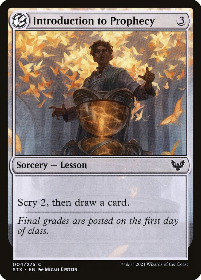 Introduction to Prophecy, Strixhaven: School Of Mages Card Art
