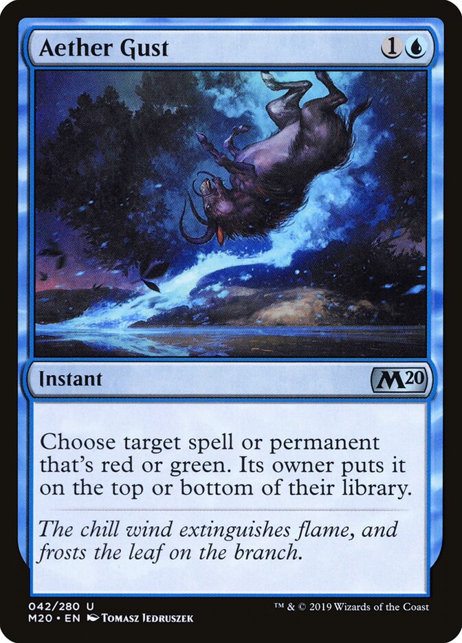 Aether Gust, Core Set 2020 Card Art
