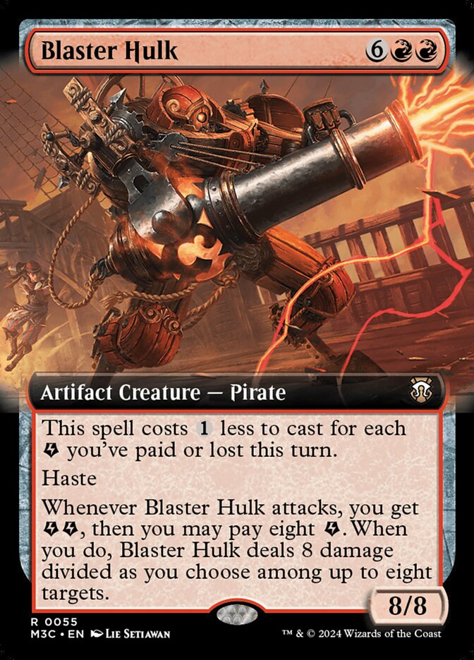 Blaster Hulk, Modern horizons 3 commander Card Art