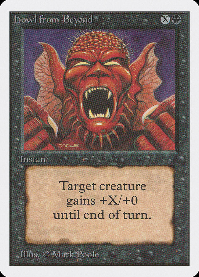 Howl from Beyond, Unlimited edition Card Art