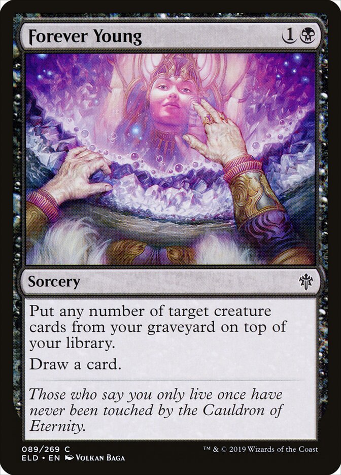 Forever Young, Throne Of Eldraine Card Art