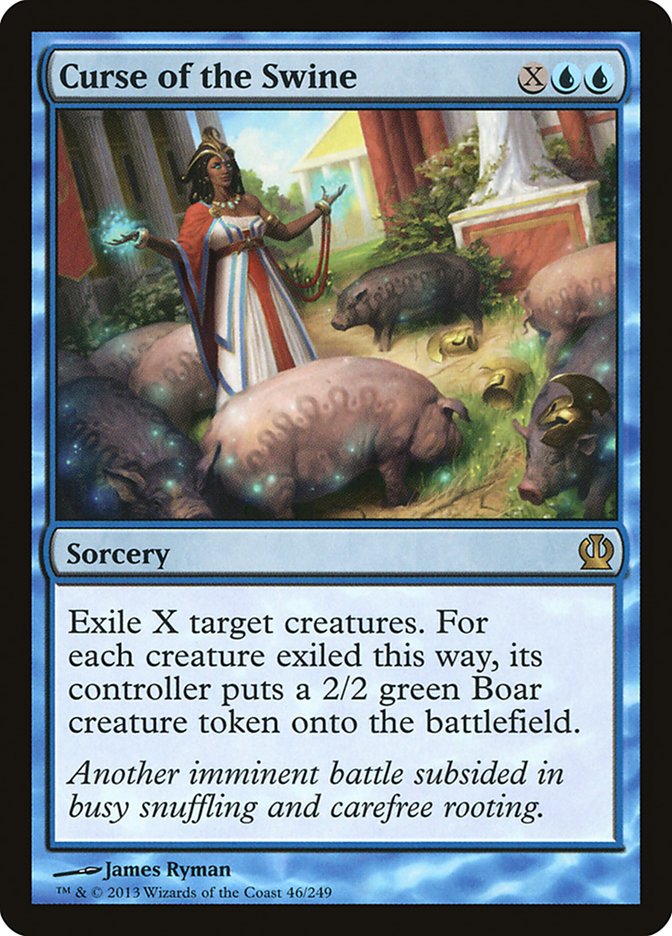 Curse of the Swine, Theros Card Art