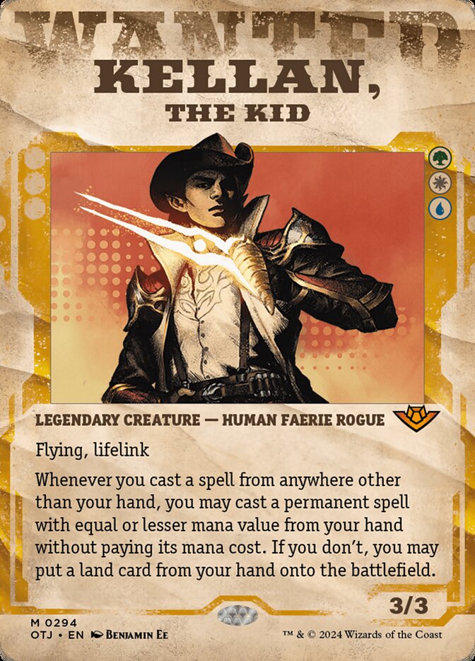 Kellan, the Kid, Outlaws Of Thunder Junction Card Art