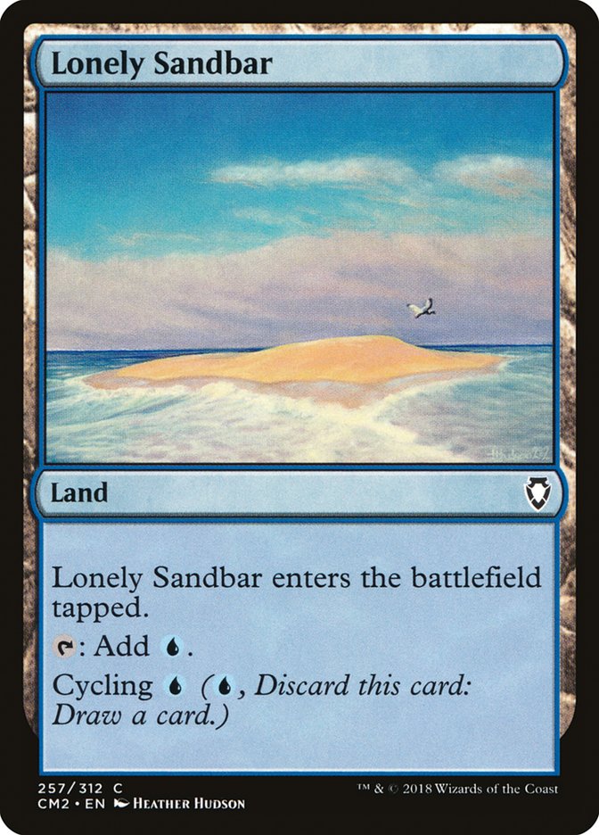 Lonely Sandbar, Commander Anthology Volume Ii Card Art