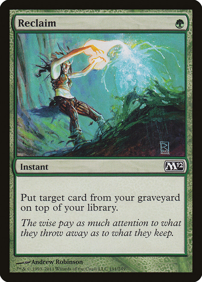 Reclaim, Magic 2012 Card Art
