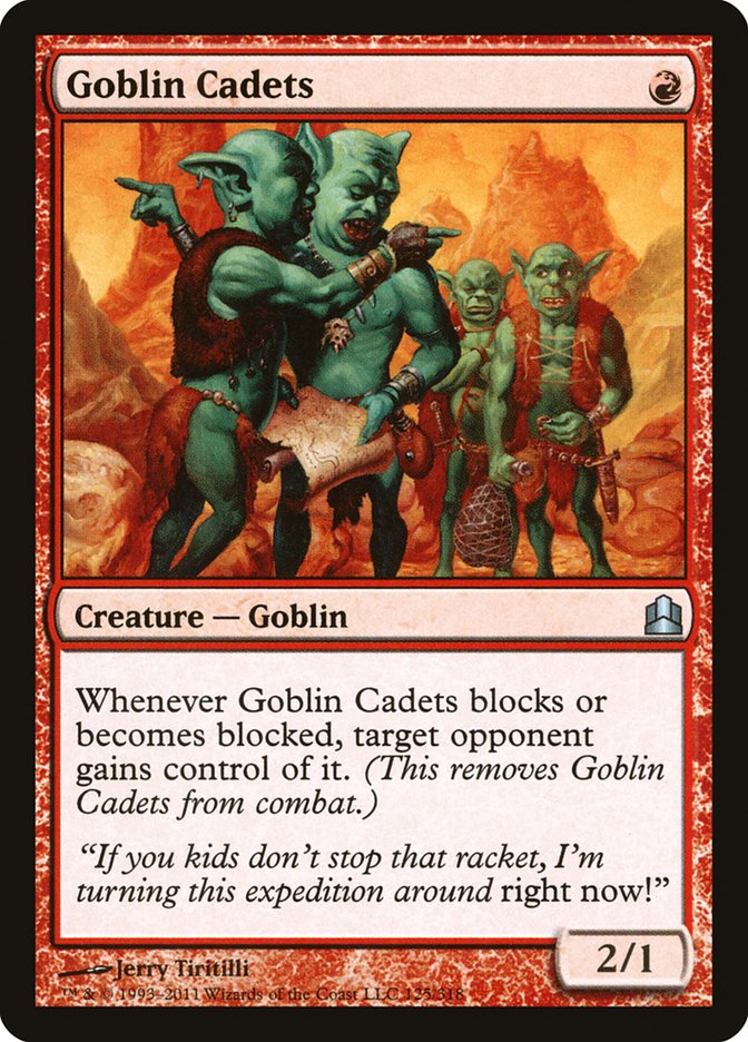 Goblin Cadets, Commander 2011 Card Art