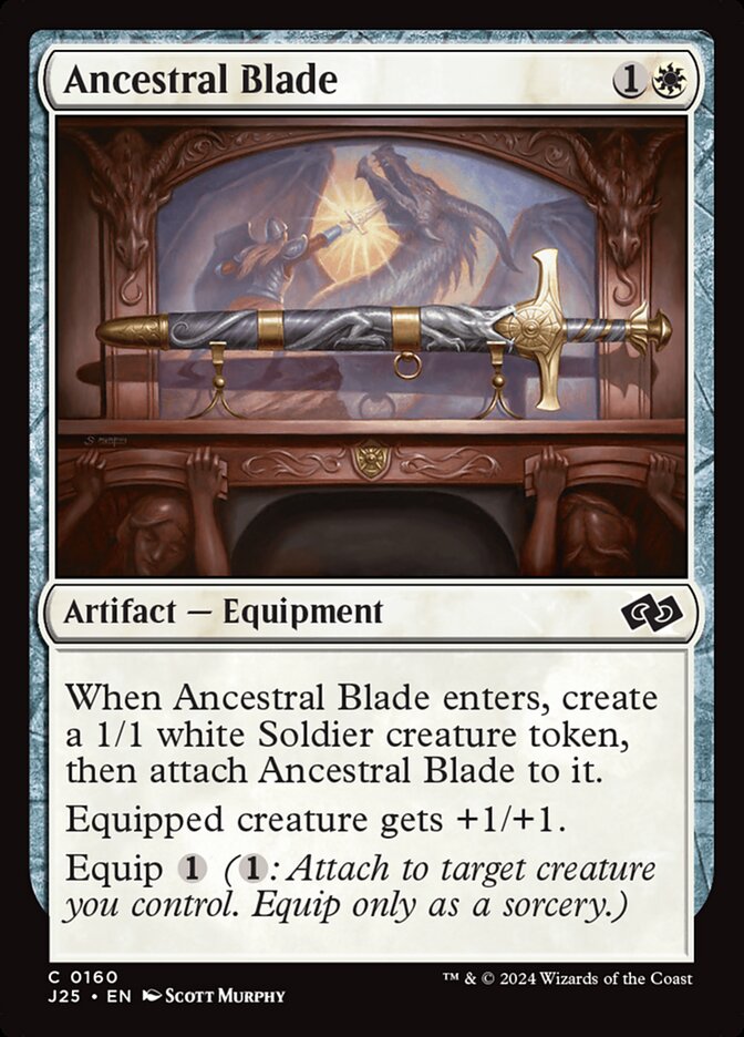 Ancestral Blade, Foundations Jumpstart Card Art