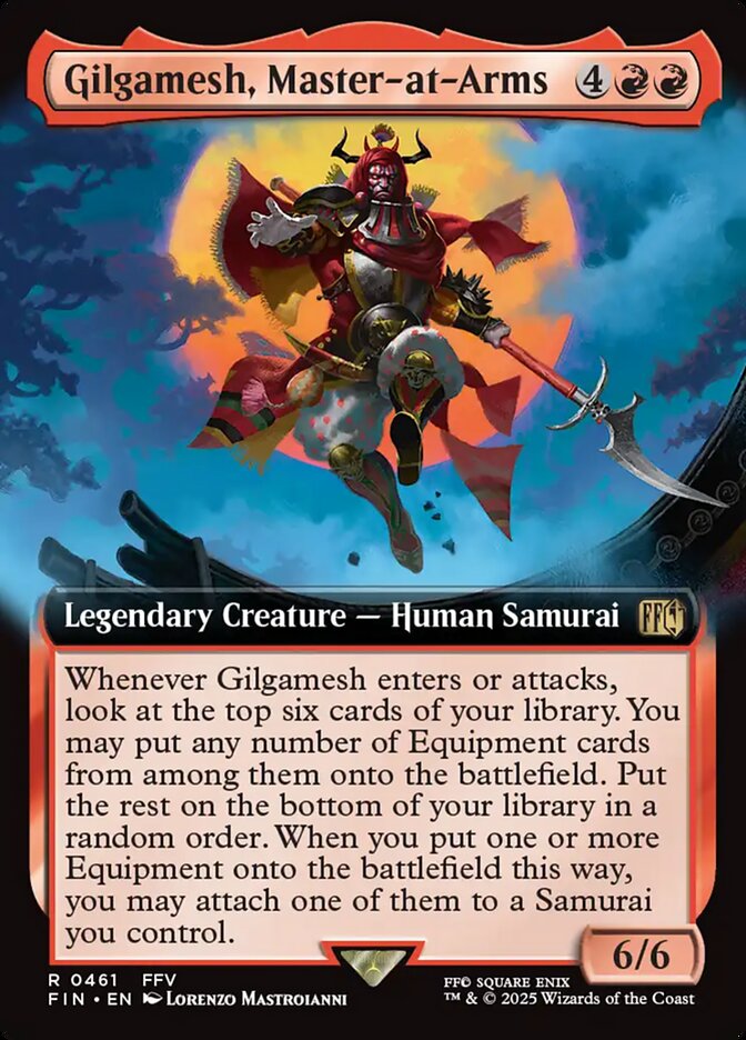 Gilgamesh, Master-at-Arms, Final Fantasy Card Art