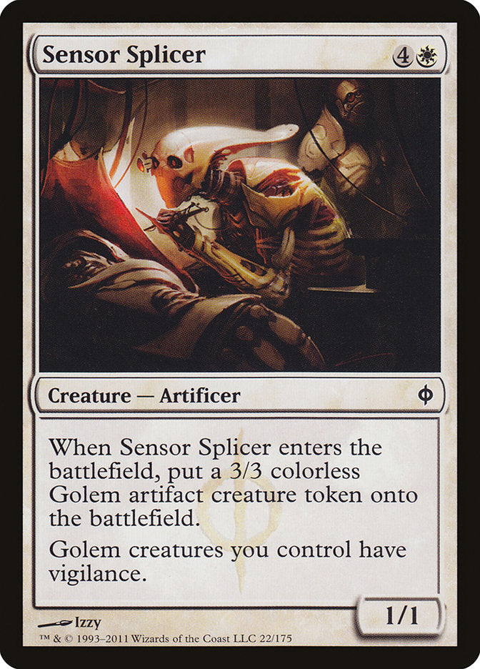 Sensor Splicer, New Phyrexia Card Art