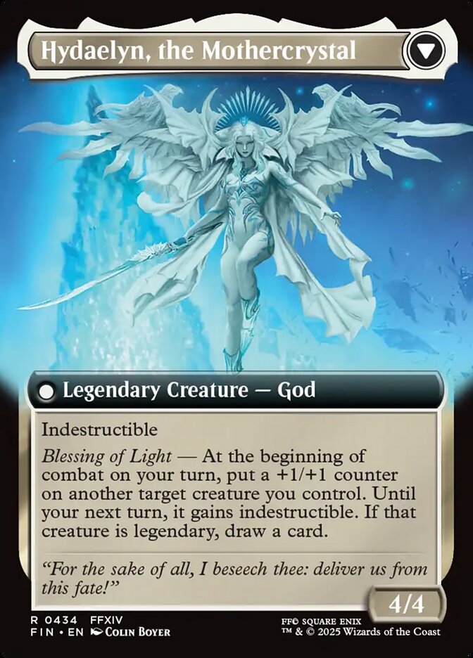 Venat, Heart of Hydaelyn // Hydaelyn, the Mothercrystal, Final Fantasy Card Art