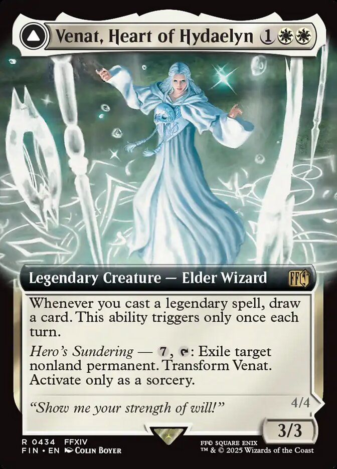 Venat, Heart of Hydaelyn // Hydaelyn, the Mothercrystal, Final Fantasy Card Art