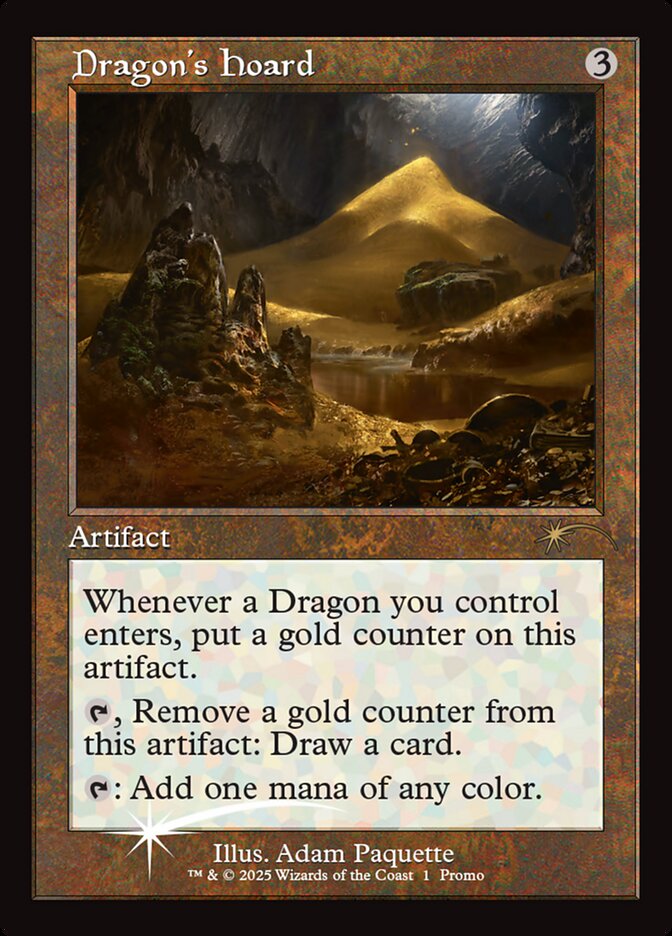 Dragon's Hoard, Wizards Play Network 2025 Card Art