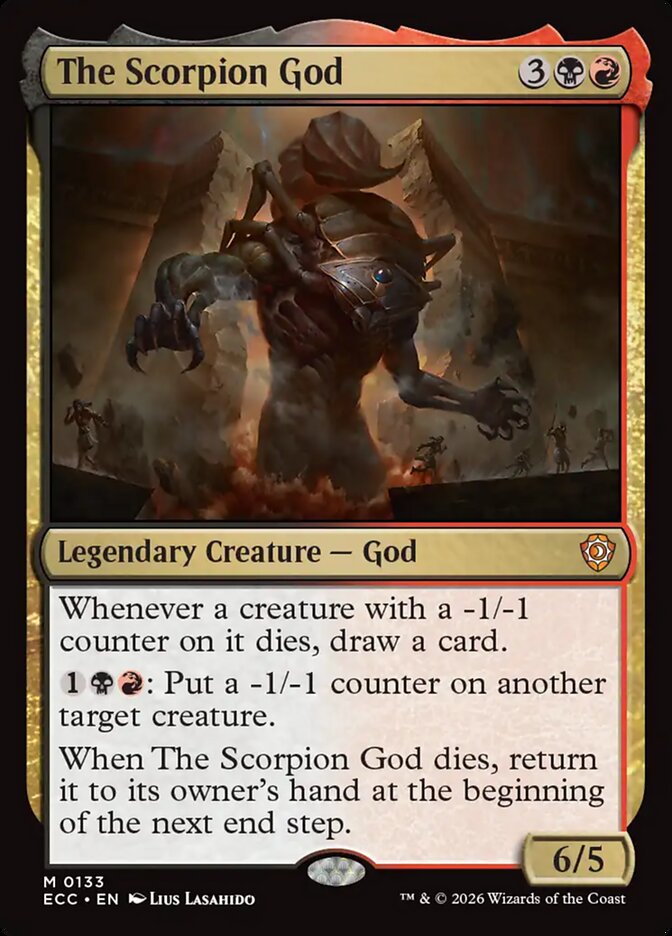 The Scorpion God, Lorwyn Eclipsed Commander Card Art