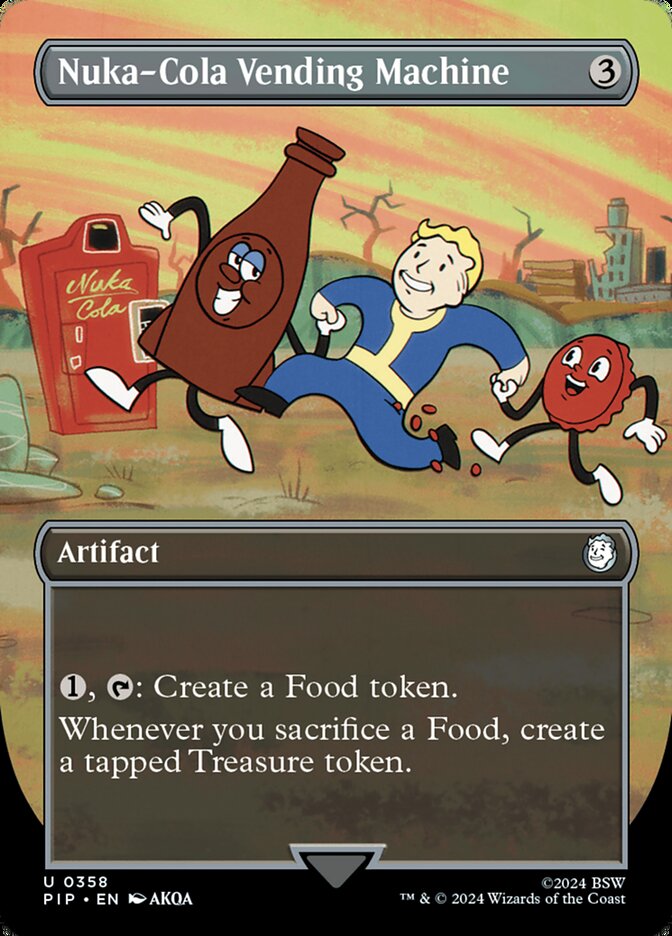 Nuka-Cola Vending Machine, Fallout Card Art