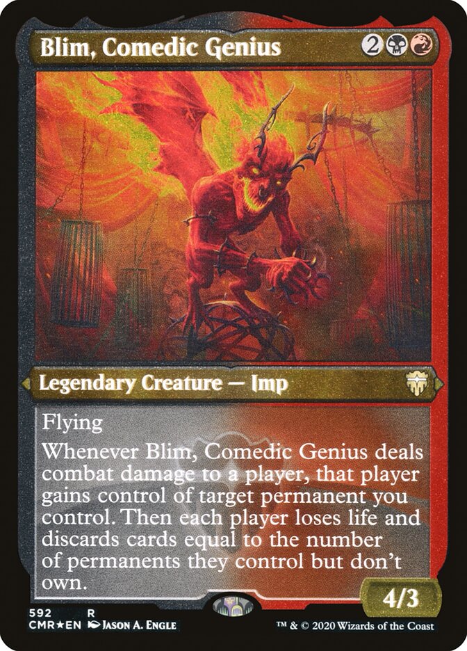 Blim, Comedic Genius - Etched Foil