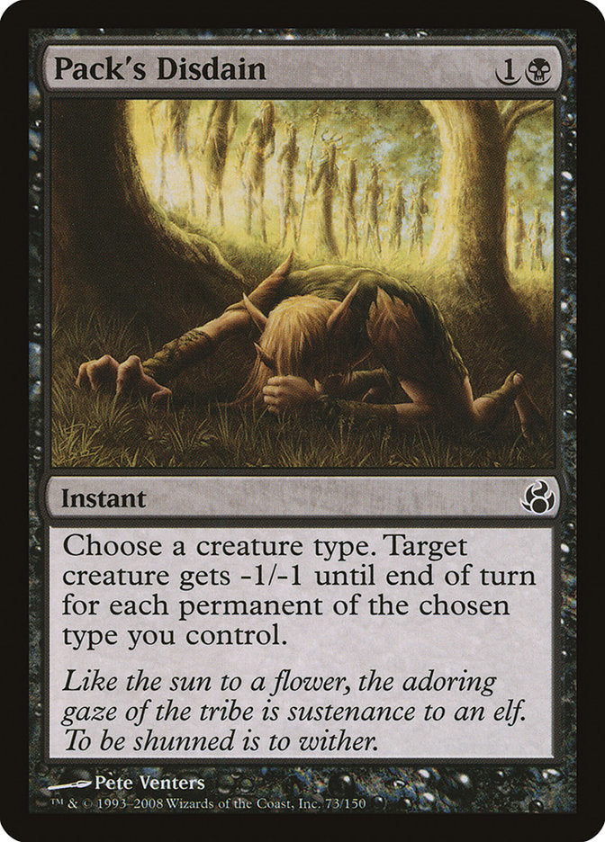 Pack's Disdain, Morningtide Card Art