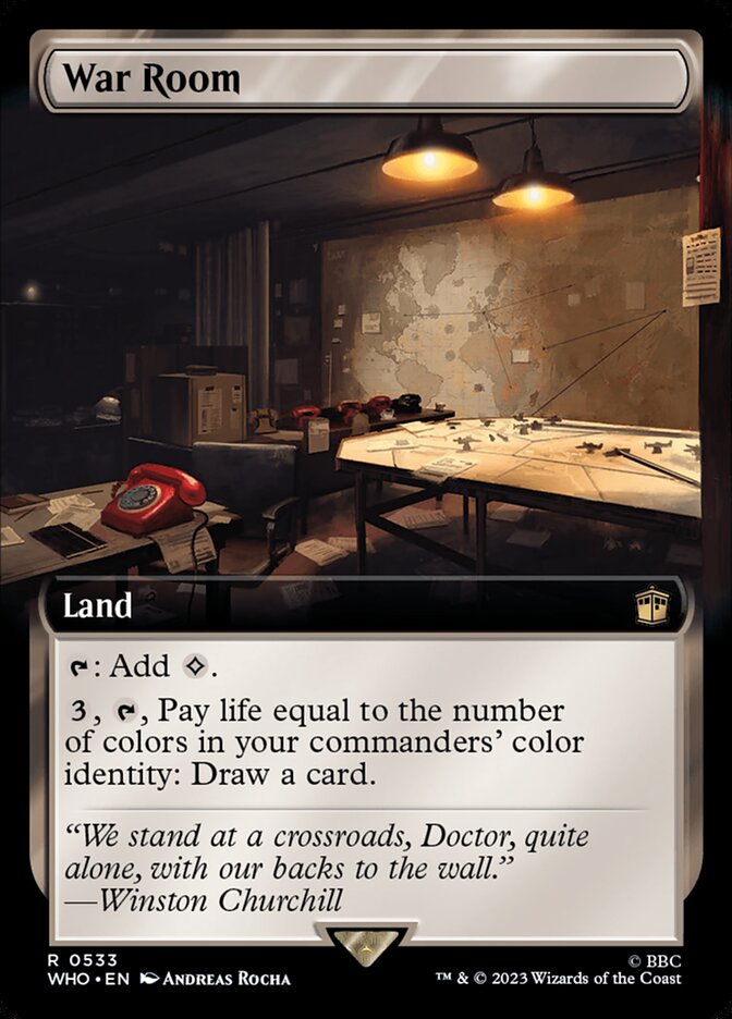 War Room, Doctor Who Card Art