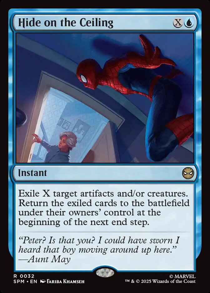Hide on the Ceiling, Marvel'S Spider-Man Card Art