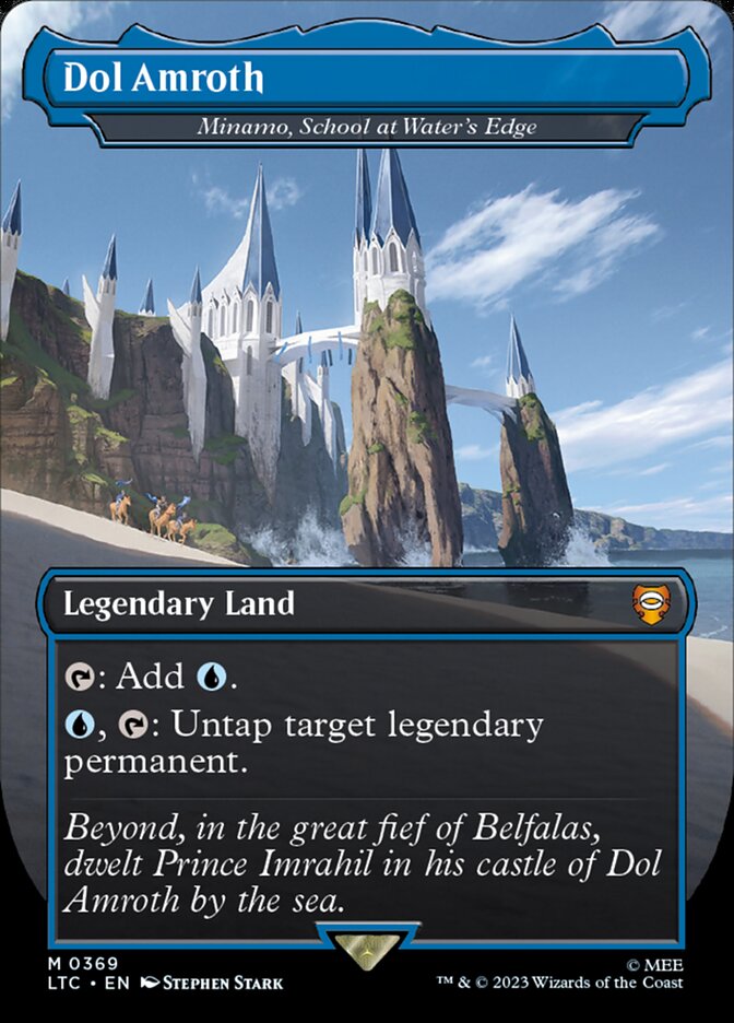 Minamo, School at Water's Edge, Tales Of Middle-Earth Commander Card Art