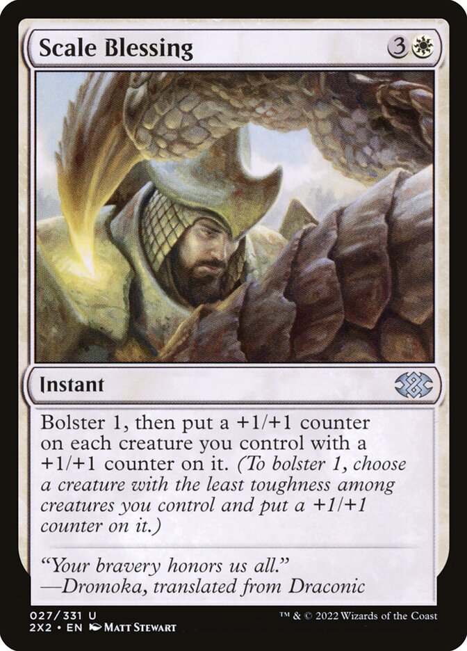 Scale Blessing, Double masters 2022 Card Art