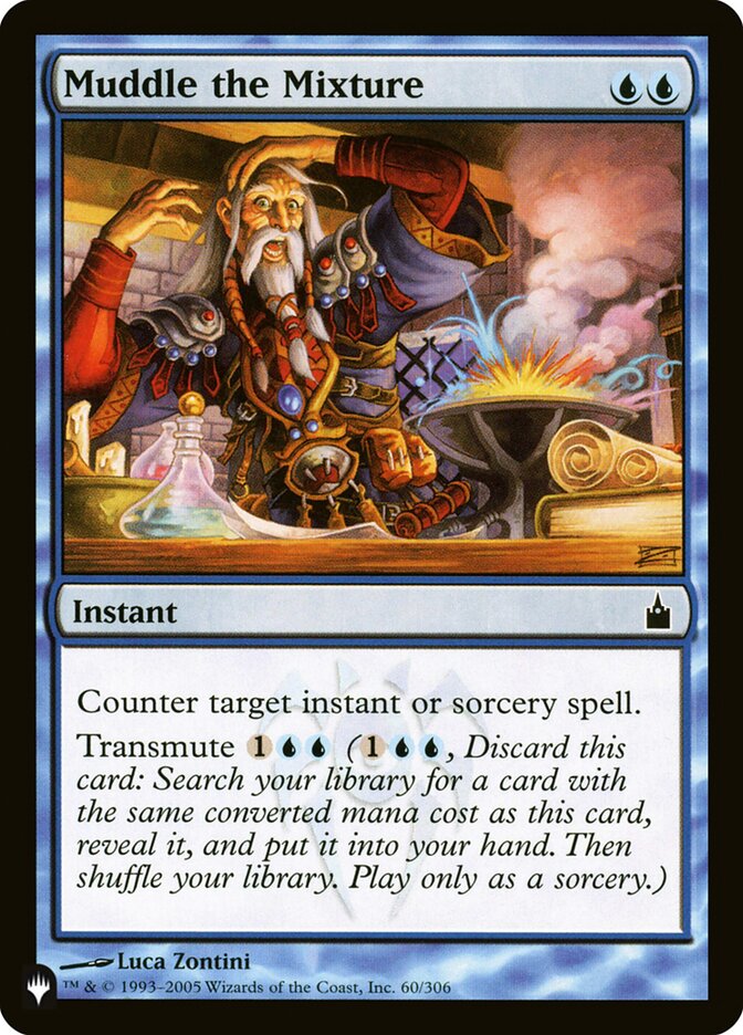 Muddle the Mixture, The List Card Art