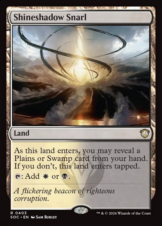 Shineshadow Snarl, Secrets Of Strixhaven Commander Card Art