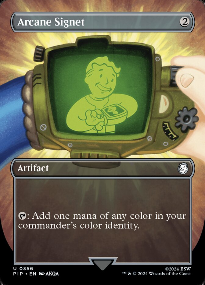 Arcane Signet, Fallout Card Art