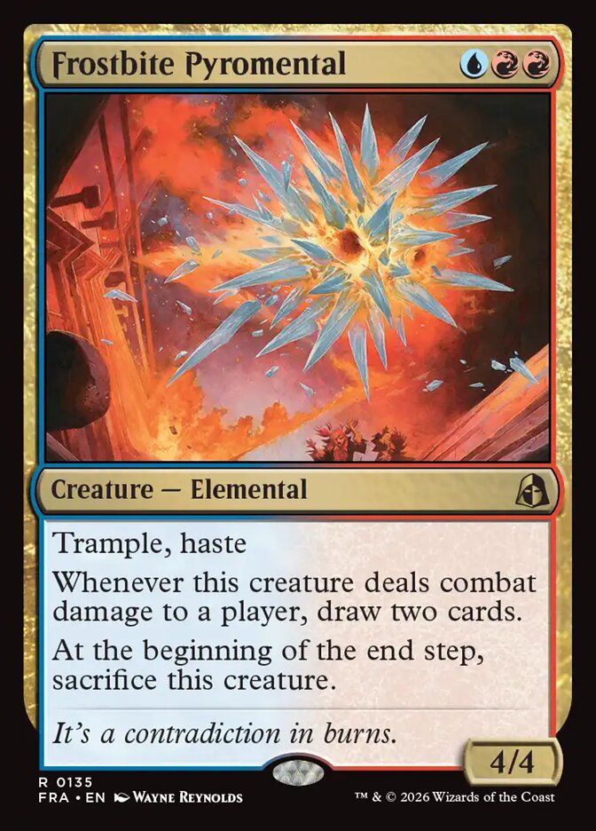 Frostbite Pyromental, Reality Fracture Card Art