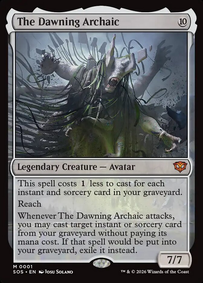 The Dawning Archaic, Secrets Of Strixhaven Card Art