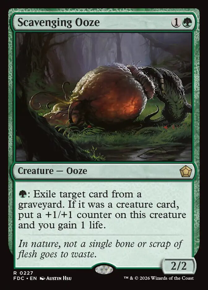 Scavenging Ooze, Foundations Commander Card Art