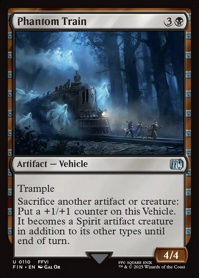 Phantom Train, Final fantasy Card Art