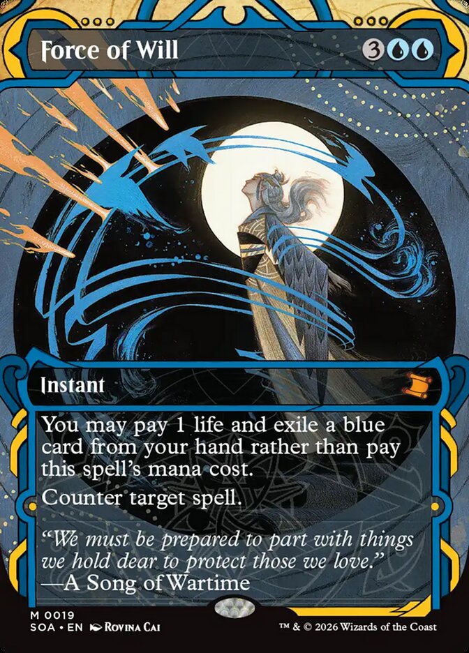 Force of Will, Secrets Of Strixhaven Mystical Archive Card Art