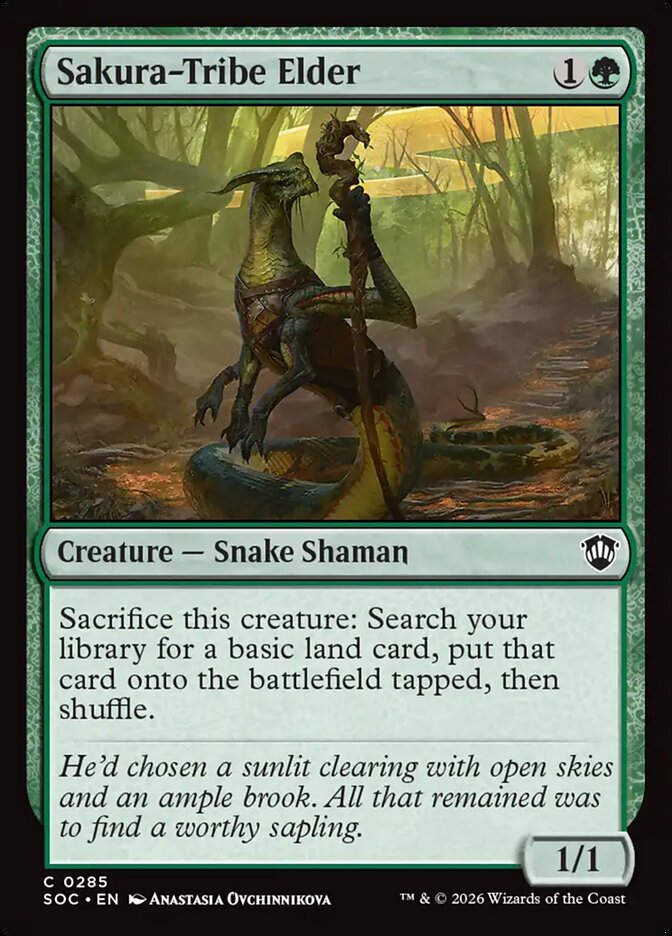 Sakura-Tribe Elder, Secrets Of Strixhaven Commander Card Art