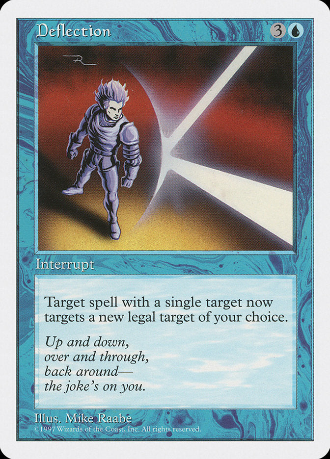 Deflection, Fifth edition Card Art